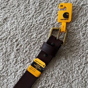 NWT Men’s Carharrtt Brown Leather Belt